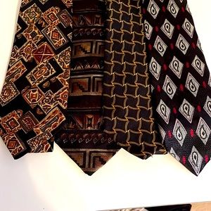 Robert Talbott Best of Class Lot of 4 Men’s Silk Ties Very Good Condition
